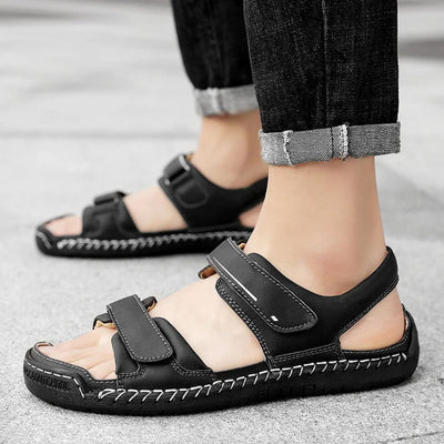 Ezra - Retro Non-Slip Leather Sandals
