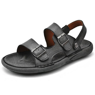 Arlo - Double Breasted Leather Sandals