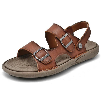 Arlo - Double Breasted Leather Sandals